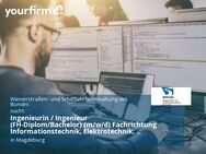 Ingenieurin / Ingenieur (FH-Diplom/Bachelor) (m/w/d) Fachrichtung Informationstechnik, Elektrotechnik, Kommunikationstechnik, Nachrichtentechnik oder gleichwertige Fähigkeiten und Erfahrungen - Magdeburg