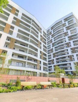 *NEUBAU* 2-Zi.-Wohnung mit sonnigem Balkon, EBK und Tiefgaragenstellplatz - Frankfurt (Main)