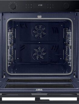 Samsung Einbaubackofen Serie 4 NV7B45502AK/U1, Pyrolyse-Selbstreinigung, Dual Cook Flex