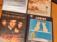 Biete hier 4 VHS Kassetten - Goldeneye, Loriot, Tarantula, Städte der Welt New York - Dülmen