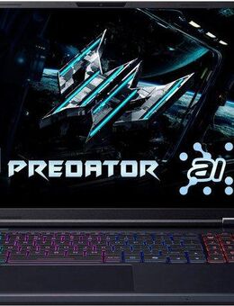 Acer PHN16-73-98Y6 Gaming-Notebook (40,64 cm/16 Zoll, Intel Core Ultra 9 275HX, GeForce RTX 5060, 1000 GB SSD)