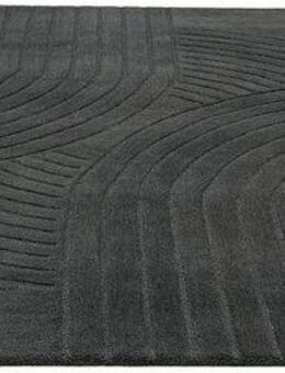 my home Wollteppich Gabbo Design, Handgefertigt, Teppich, reine Wolle, rechteckig, Höhe: 14 mm, Hoch-Tief-Effekt, reine Wolle, Scandi-Look, Naturfaser