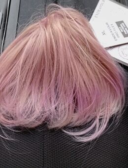 Pastell getönter Pony mit KammKlippse, EchtHaar - Köln