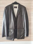Leder Blazer Gr. 50/52 dunkelbraun gecrashtes Leder wie NEU NP 975 € in 02826