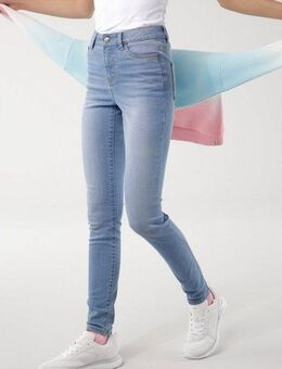KangaROOS 5-Pocket-Jeans SUPER SKINNY HIGH RISE knöchellang, mit Used-Optik, hohe Leibhöhe