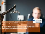 Juristische/r Referent/in (m/w/d) im Referat der Hauptgeschäftsführung, Köln - Köln