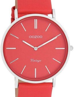 OOZOO Quarzuhr C20324, Armbanduhr, Damenuhr, Herrenuhr, Lederarmband