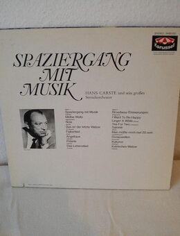 Hans Carste-Spaziergang mit Musik-Vinyl-LP,1968 - Linnich