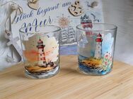 Glas Windlicht Leuchtturm maritime Deko - Rheinbach