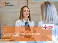 Nachtportier und Rezeptionist (m/w/d) Vollzeit / Teilzeit - Landshut