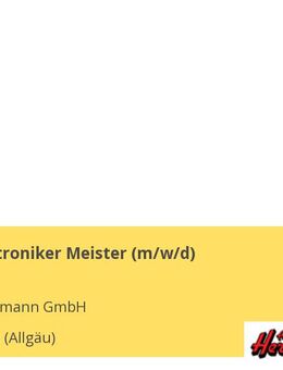 KFZ Mechatroniker Meister (m/w/d) - Kempten (Allgäu)