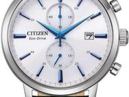 Citizen Chronograph CA7069-16A, Armbanduhr, Herrenuhr, Solar, Stoppfunktion, Lederarmband