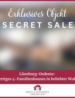 Lüneburg-Oedeme: Neuwertiges 4-Familienhauses in beliebter Wohnlage - Lüneburg