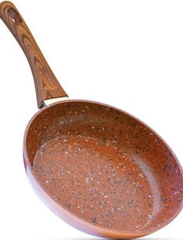 MediaShop Bratpfanne Copper & Stone, Aluminium, Ø 28 cm, Induktion