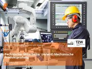 Technischer Mitarbeiter (m/w/d) Mechanische Produktprüfung - Karlsruhe
