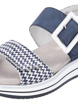 Remonte ELLE-Collection Keilsandalette, Sommerschuh, Sandale, Komfortschuh mit praktischen Klettverschlüssen