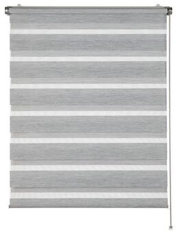 Doppelrollo Tilda, SCHÖNER WOHNEN-Kollektion, transparent, mit Bohren/ohne Bohren, freihängend, Klemmfix, geklemmt, silberne oder weiße Rollo-Technik