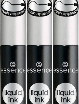 Essence Eyeliner liquid ink eyeliner, 3-tlg., mit feinem Pinsel-Applikator