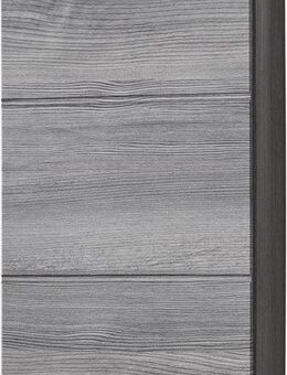 BASIC by Balculina Hängeschrank Silver, Badezimmerschrank BxHxT 34x70x23 (1-St) Breite 34cm, Tür L/R monierbar, FSC-Mix 70%