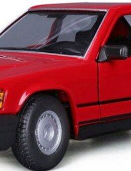 Bburago Sammlerauto Mercedes 190E ´87, rot, Maßstab 1:24