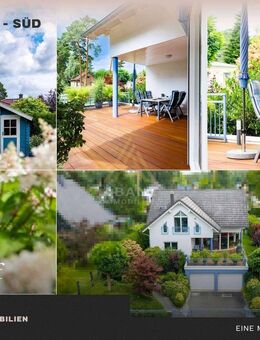 Panoramawohnzimmer, Südwest-Terrasse und Doppelgarage - naturnah in Stolpe-Süd - Hennigsdorf