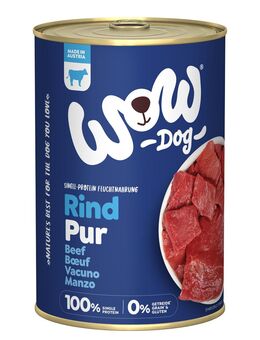 WOW Pur 6 x 400 g - Rind