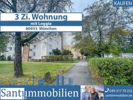 Grünblick und Süd-Loggia: Top 3-Zi.-Wohnung nahe U2 Dülferstraße - München