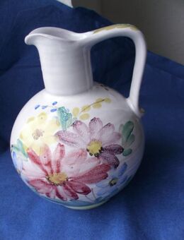 Arabia Finland Vase Krug Blumenvase handbemalt Blumen Deko Vintage Retro 25,- - Flensburg