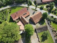 Hofanlage mit einem Fachwerk-Bauernhaus u. Nebengebäuden, zusätzlich können 4,05 ha mit erworben werden! - Fürstenau