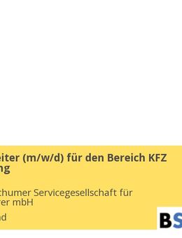 Sachbearbeiter (m/w/d) für den Bereich KFZ Versicherung - Dortmund