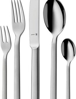 WMF Besteck-Set Lyric Plus (30-tlg), 6 Personen, Cromargan® Edelstahl Rostfrei, ergonomisch, Cromargan protect