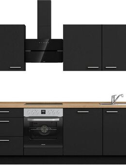 nobilia® Küchenzeile "Touch II", vormontiert, Ausrichtung wählbar, Breite 240 cm, wahlw. mit E-Geräten