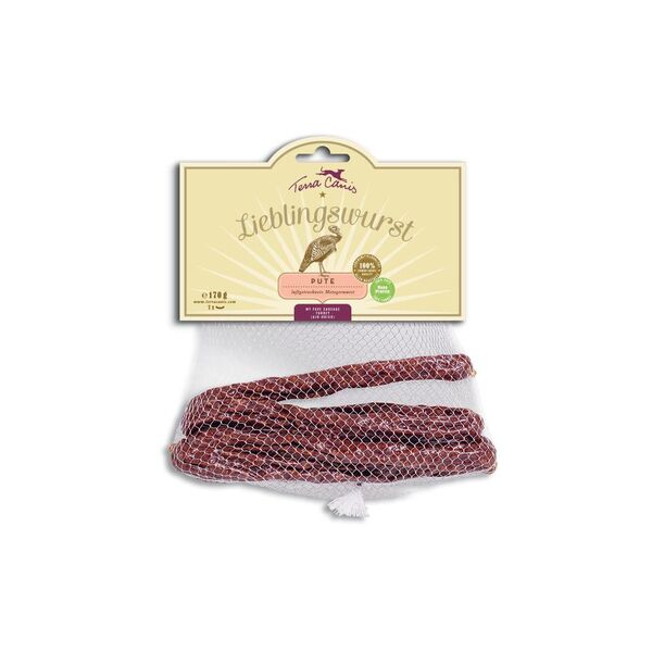 Terra Canis Lieblingswurst - Sparpaket: 3 x 170 g Pute - 