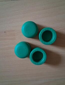 4 x Kappe 25mm für Kunststoff PPR Schweiß Rohr Grün - Meerbusch