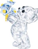 Swarovski Dekofigur Kris Bär – Vergissmeinnicht (1 St), Swarovski® Kristall in 00000