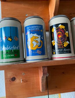 Bierkruge mit Zinndeckel . - Auerbach (Vogtland) Zentrum