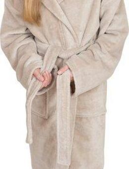 Wewo fashion Kinderbademantel 8521, Midilänge, Baumwoll-Mix, Kapuze, Gürtel, Soft Touch