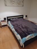 Bett + 2 Nachtschränke zu verkaufen in 76646