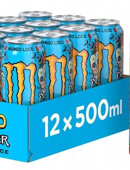 Monster Mango Loco - Energetisches Getränk, 500ml (12er-Pack) - Ingolstadt