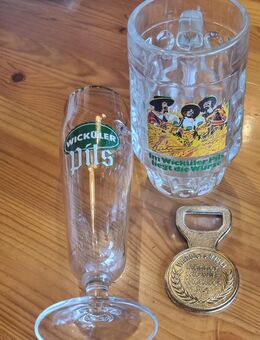 Vintage Wicküler Bierseidel,Pilstulpe,Flaschenöffner. Nur komplett abzugeben - Wuppertal