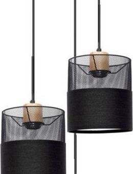 Places of Style LED Pendelleuchte Acate, LED wechselbar, Warmweiß, ohne Leuchtmittel, höhenverstellbar, 3-stufen schaltbar