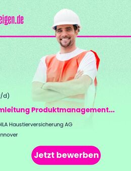 Teamleitung Produktmanagement (m/w/d) - Hannover