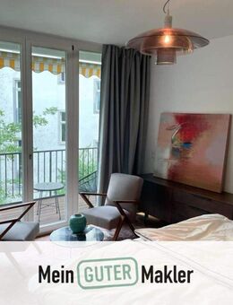 Ready to move in: Möblierte und voll ausgestattete 1-Zimmer-Wohnung mit Südwest-Balkon - Top Lage - Berlin