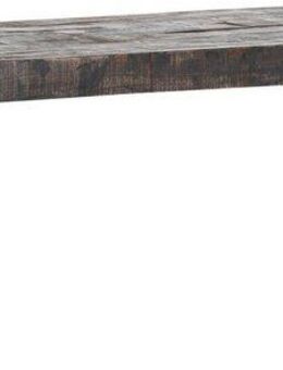 Gutmann Factory Couchtisch Titan, moderne Kombination aus Metall und Massivholz