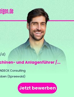 Maschinen- und Anlagenführer / Techniker (m/w/d) - Cottbus
