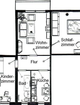 3-Raum Wohnung in der Ostvorstadt mit Südbalkon - Bautzen