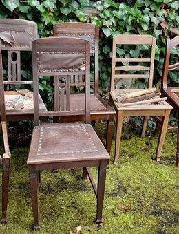 Konvolut Vintage Stühle aus verschiedenen Zeiten und verschiedenen Hölzern - Niederfischbach