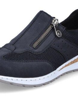 Rieker Slip-On Sneaker Slipper, Schlupfschuh, Freizeitschuh im Materialmix