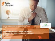 Kaufmännische/r Mitarbeiter/in (m/w/d) für Sekretariat / Empfang Teilzeit - Erzhausen