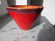 Keramik Schale Kunsthandwerk rot orange Handarbeit Deko 4,- - Flensburg